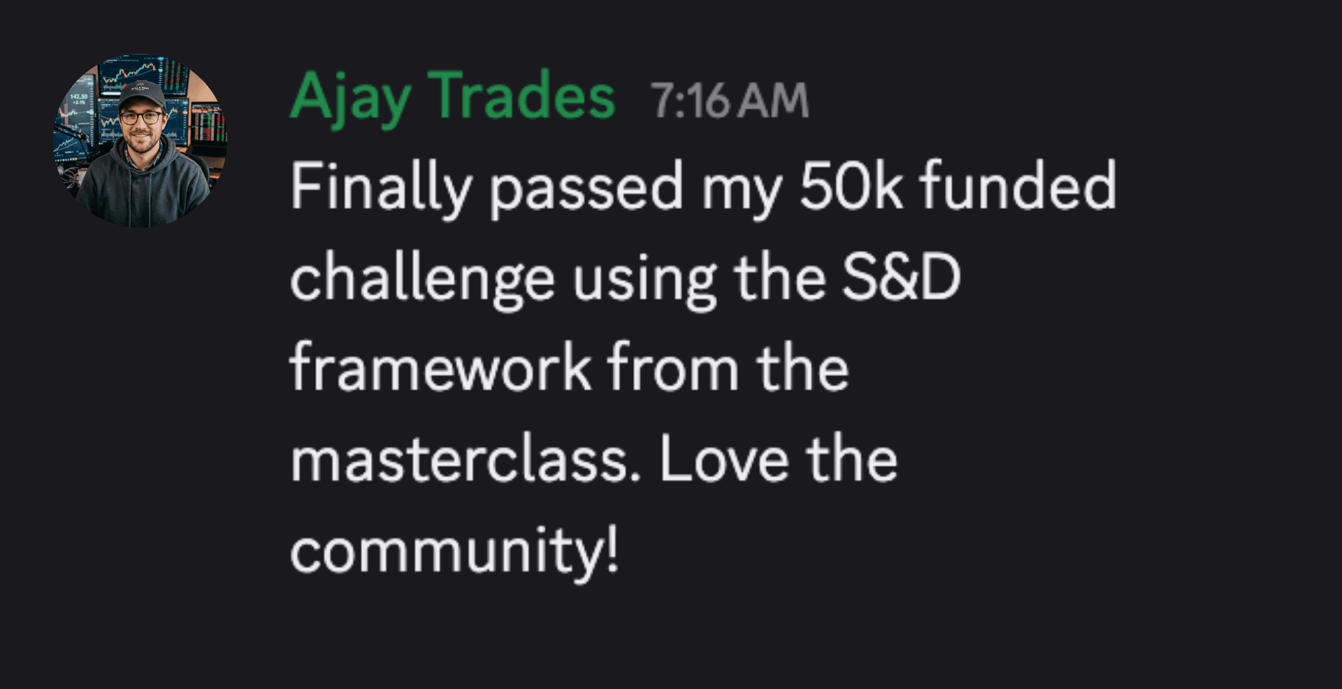 Testimonial from Ajay Trades