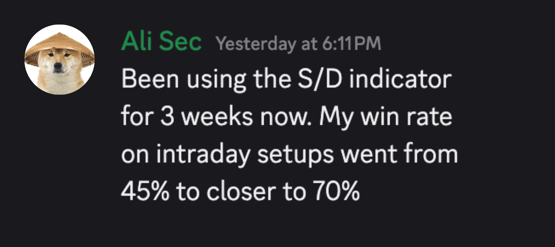 Testimonial from Ali Sec